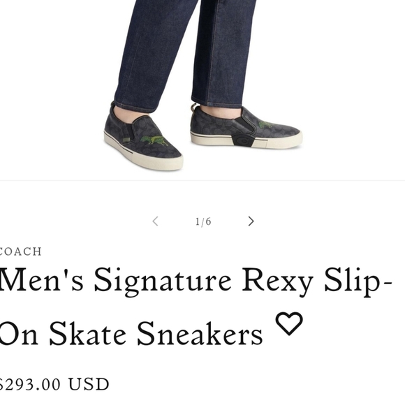 Coach slip on - Picture 7 of 7